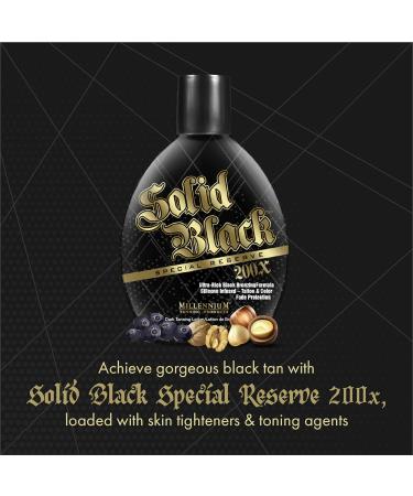 Millennium Tanning Solid Black Special Reserve 200X Tanning Lotion 13.5oz - 3 Pack - Buy Online on GoSupps.com