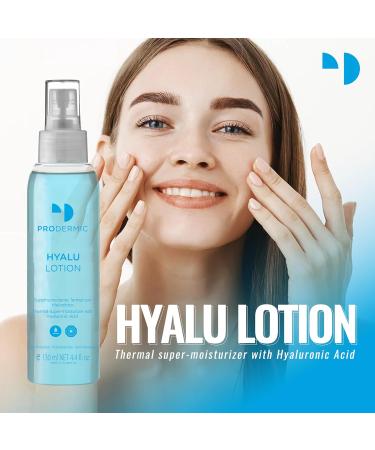 Hyalu Lotion - Hydrating Serum-Tonic with Hyaluronic Acid Thermal Water & Skin Barrier Repair Moisturizing Lotion for Dry Skin Anti-Aging Skin Firming (130 ml / 4.4 Fl Oz) - Buy Online on GoSupps.com