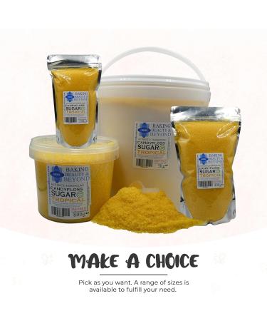 Baking Beauty and Beyond Premium Tropical Flavour Floss Sugar 800g - Natural Ingredients for Cotton Candy - Ideal for Every Occasion - Buy Online on GoSupps.com
