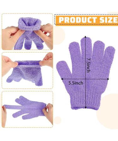 20 Pieces Exfoliating Gloves | Double Sided Bathing Glove for Body Scrub | Hand Scrub Mitt for Spa Massage | 9 Colors Available - Buy Online on GoSupps.com
