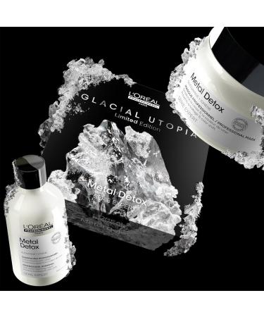 L'Or al Professionnel Metal Detox Gift Set Anti-Metal Routine Damaged & Brittle Hair Shampoo + Mask Duo Limited Edition Serie Expert - Buy Online on GoSupps.com