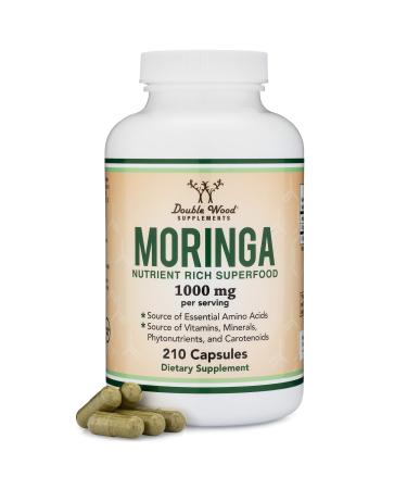 Lactation Supplement for Increased Breast Milk - Moringa Superfood for Breastfeeding Lactation Support (More Effective Than Lactation Cookies) for Breast Milk Supply Boost by Double Wood Supplements