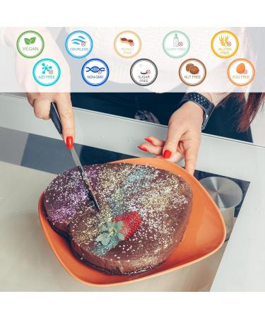 Edible Glitter Set - 7 Colors Tasteless Powder for Cakes & Drinks | Perfect for Easter Christmas Oktoberfest Cocktails | 4g per Can - Buy Online on GoSupps.com