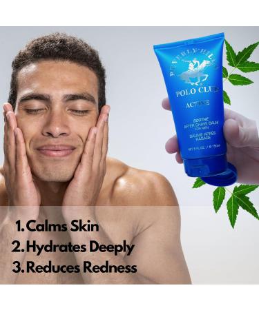 Beverly Hills Polo Club BHPC Active Sport After Shave Balm 5oz - Men's Skincare for All-Day Freshness - Buy Online on GoSupps.com