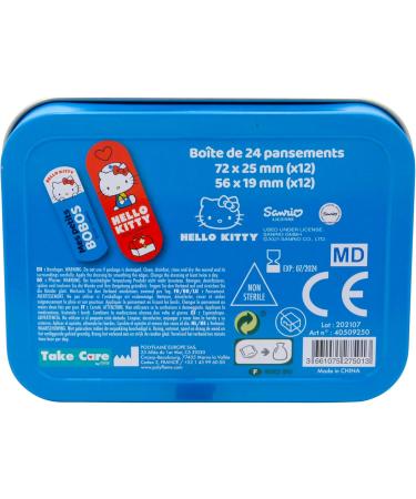 Hello Kitty Children's Paving License - 2 Piece Metal Box - Stylish Plaster Storage for Kids - Perfect for Backpacks - Buy Online on GoSupps.com