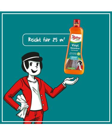 Poliboy Vinyl Renovier - Refresh Stressed Vinyl Floors - 1L (2x500ml) - Made in Germany - Premium Floor Care - Buy Online on GoSupps.com