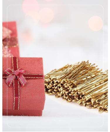 Blonde Bobby Pins 2 Inch - 360 Pcs - Premium Secure Hold Hair Pins for Kids, Girls, and Women - Includes Store Box - Buy Online on GoSupps.com