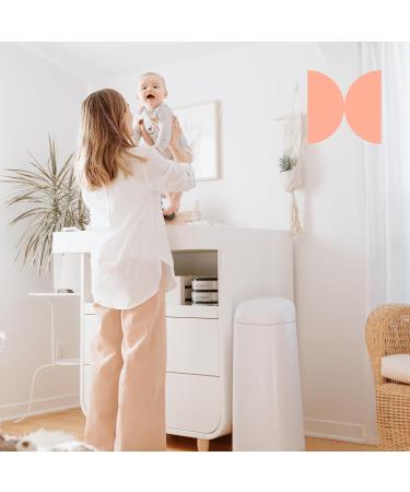 Shop Angelcare Original Dress-Up XL Diaper Pail - Eco-Friendly 5x Less Film Use & 1 Refill Cassette - Buy Online on GoSupps.com