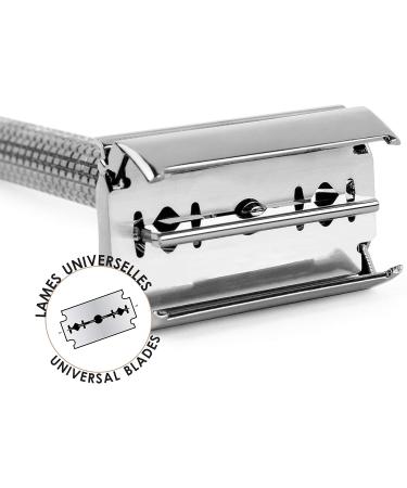 ESPRIT GENTLEMAN THE BARB XPERT Safety Razor - Durable & Traditional Design Compatible with Universal Blades - Shop Internationally - Buy Online on GoSupps.com