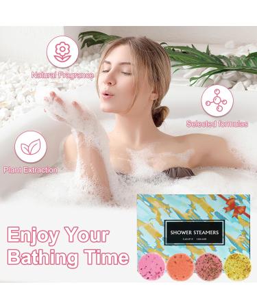 Melopr Bath Bombs for Women and Men 12 Slice of Shower Steamer with Essential Oils Aromatherapy Self Care for Her Mum Wife Christmas Birthday Gifts - Buy Online on GoSupps.com