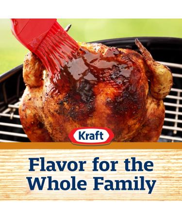 Kraft Sweet Honey Slow-Simmered Barbecue BBQ Sauce 18 oz Bottle (Pack of 2) Bundle With a Snack Scout Basting Brush - Buy Online on GoSupps.com