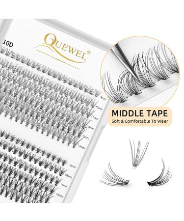 240Pcs Cluster Individual Lashes 10D+20D D Curl Mix 8-14mm + Tweezers - False Eyelashes Kit - Buy Online on GoSupps.com