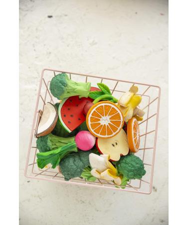 Oli & Carol Coconut Teething Ring & Bath Toy | Natural Rubber Coconut Toy for Babies - Buy Online on GoSupps.com
