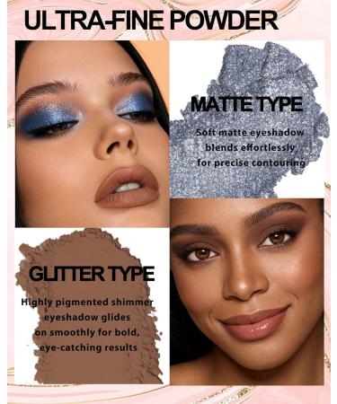 Bleu Fonc Single Fard a Paupiere Paillette Glitter Fards Paupi res Longue Dur e Waterproof Ultra-fine Facile Estomper Highly Pigmented Brillant Ombre a Paupiere Maquillage Femme les Yeux-C12 C12 Bleu Fonc  - Buy Online on GoSupps.com