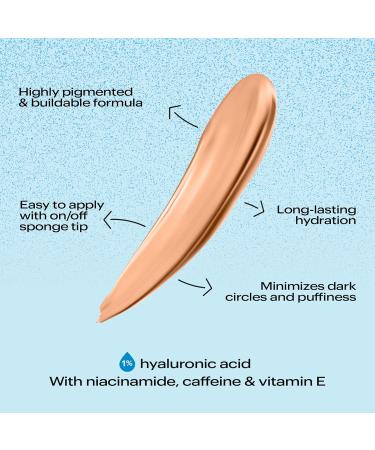 Annabelle Perfect Fit Ultra-Hydrating Concealer Fair with Hyaluronic Acid Waterproof Long-Lasting Cruelty-Free Vegan Oil-Free Paraben-Free Fragrance-Free Non-Comedogenic 9 mL - Buy Online on GoSupps.com
