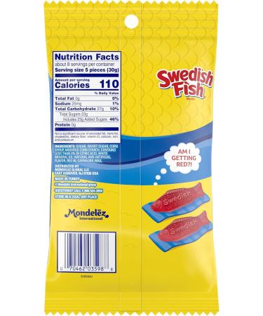 Kraft Swedish Fish Soft & Chewy Candy 8Ounce Bag - Buy Online on GoSupps.com