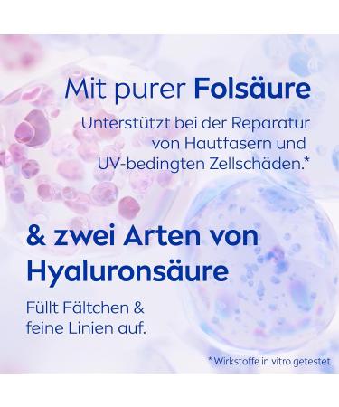 NIVEA Anti-Aging Anti-Wrinkle Serum Concentrate with Hyaluronic Acid and Folic Acid Concentrated Hyaluronic Acid Serum for Younger Skin Cellular Expert Filler (40 ml) - Buy Online on GoSupps.com