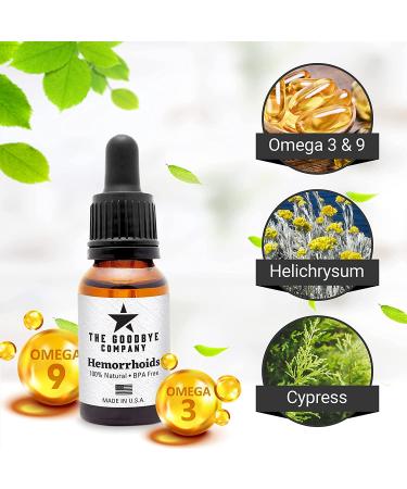 Natural Vegan Hemorrhoid Healing Serum - Shrink Hemorrhoids with USA-Made Treatment (15 ml) - Buy Online on GoSupps.com