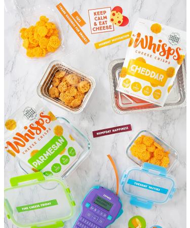 Whisps Cheese Crisps Variety Pack - Parmesan, Asiago, & Cheddar Cheese Snacks - Keto Friendly, High Protein, Low Carb, Gluten & Sugar Free - 2.12 Oz (Pack of 6) - Buy Online on GoSupps.com