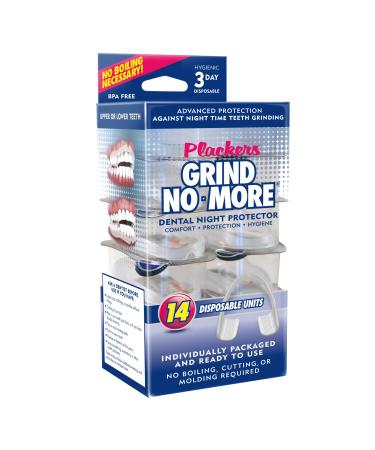 Plackers Grind No More Dental Night Guard for Teeth Grinding, 14 Count 14 Count (Pack of 1) - Buy Online on GoSupps.com