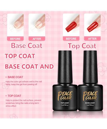 PEACECOLOR Gel Nail Kits Full Set for Beginners 20 PCS Gel Nail Polish Set with 36W Lamp Starter Kit and Top Base Coat Manicure Tools Nail Decorations Nail Art Design Kit Gift for Women kit-11 - Buy Online on GoSupps.com
