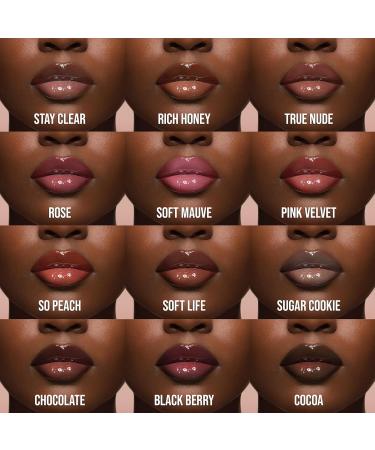 Juvia's Place Volumizing Gloss Sticks in Rose - Hydrating & Plumping Lip Gloss for Shiny Luscious Lips - Buy Online on GoSupps.com