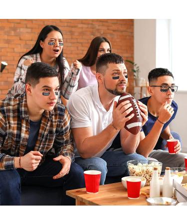 Sazoemao 200 Pairs Kids Sports Eye Black Stickers - Breathable Eye Strips for Baseball, Football, Softball, Lacrosse Fans, with White Pencil - Buy Online on GoSupps.com