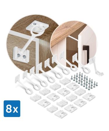 REER Cabinet & Drawer Protection - Child Locking Easy Installation 8 Pieces - DIN EN 16948:2017 Compliance for Safe Home - Buy Online on GoSupps.com