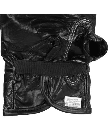 Cleto Reyes Black Leather Boxing Bag Gloves - Medium - Buy Online on GoSupps.com