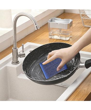 Wire Dishwashing Scrubber | Non-Scratch Washing Scrub Pads - Household Cleaning Tools Reusable Dishwashing Scrub Sponge for Kitchen Sink Faucets Colorful2 - Buy Online on GoSupps.com
