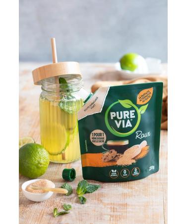 Pure Via Doypack Roux Natural Alternative to Red Sugar 220g - Buy Online on GoSupps.com
