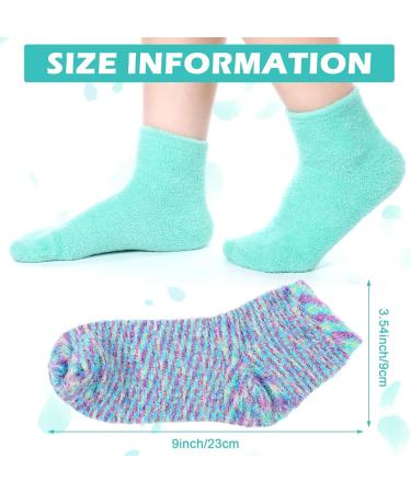 Buy Tarpop Aloe Socks - Moisturizing Spa Socks for Dry Cracked Feet | Infused Gel Fuzzy Socks Gift for Christmas | Softening Lotion Socks for Men & Women - Buy Online on GoSupps.com