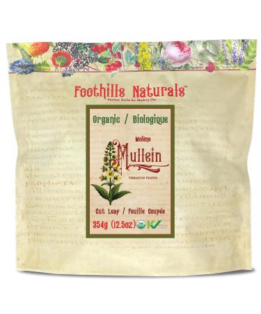 Foothills Naturals Mullein Leaf Cut Organic - 354g 700+ Servings
