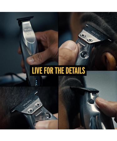 Wahl Cordless Hi-Viz Lithium Trimmer Professional Hair Trimmers Close Trimming Detailing and Outlining Lightweight Ergonomic Diamond-Like Carbon Blades Metal Trimmer Barbers Supplies - Buy Online on GoSupps.com