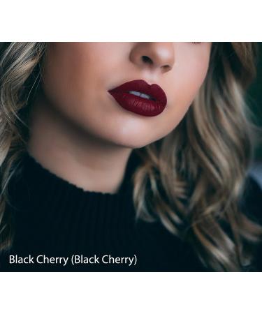 Moms Secret Organic Matte Lipstick - Long Lasting, Vegan, Gluten Free - 0.15 oz (Black Cherry) - Buy Online on GoSupps.com
