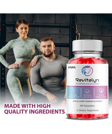 (5 Pack) Revitalyn Keto ACV Gummies Revitalyn Apple Cider Vinegar & Overall Health and Wellness Multivitamin Support Supplement Revitalyn Advanced Keto Support Formula Gummy Supplement (300 Gummies) - Buy Online on GoSupps.com