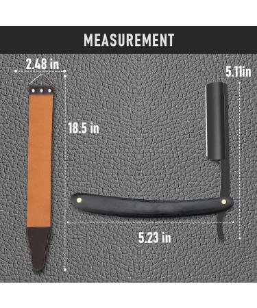 Professional Straight Edge Barber Razor - Premium Stainless Steel Shaver for Men | Home & Salon Grooming (NO.179 - Buy Online on GoSupps.com