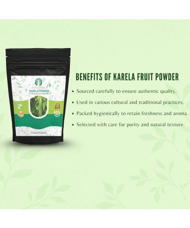 AYURVEDASHREE Bitter Melon Powder 100 Gm I Momordica Charantia/Karela Fruit Powder I Ayurvedic herb I Support Liver Function I Herbal Supplement I Supports Skin and Stomach - Buy Online on GoSupps.com