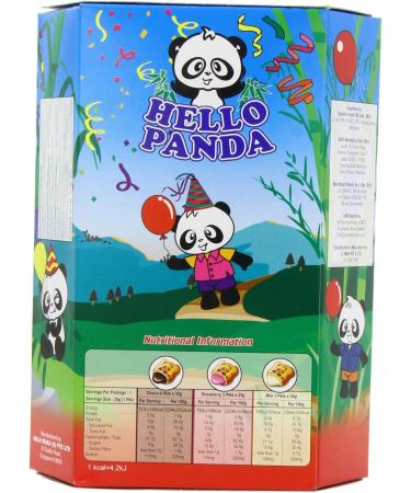 Meiji Hello Panda Biscuits with Assorted Filling 3 Flavours 260 G - Buy Online on GoSupps.com