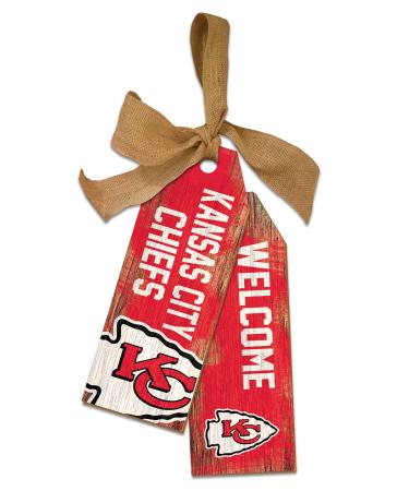 NFL Kansas City Chiefs Unisex Kansas City Chiefs Team Tags, Team Color, 12 inch