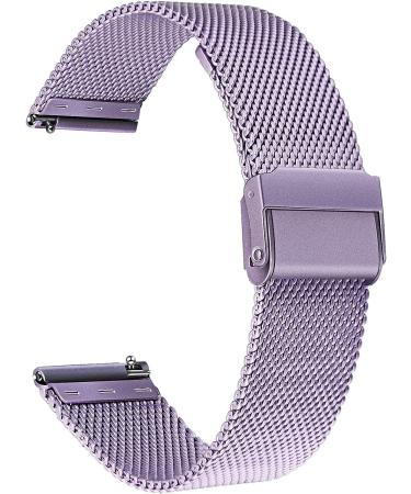 TRUMiRR Woven Stainless Steel Watch Band for Garmin Venu Sq - Orchid Purple - Buy Online on GoSupps.com