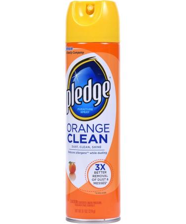 Pledge Wood Polish Orange 9.7oz - Premium Care for Your Furniture | International Shipping Available - Buy Online on GoSupps.com