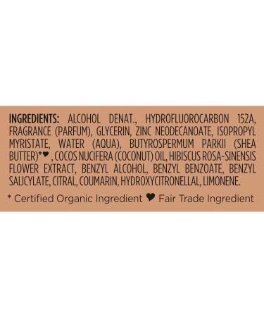 SheaMoisture Whole Deodorant Spray Coconut & Hibiscus 72h Odor Control Aluminum Free 4 oz - Buy Online on GoSupps.com