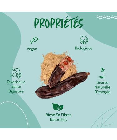 Organic Carob Powder - 750 gr. Sluten Free Food Carob Flour for Ice Cream Powder Carob Oulp Flour Raw Organic Carob Powder. - Buy Online on GoSupps.com