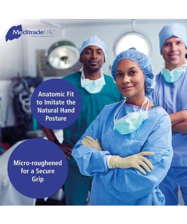 OP Surgical Glove Pure Latex Sterile Powdered Size 7.5 x50pairs - High-Quality Protection - Buy Online on GoSupps.com