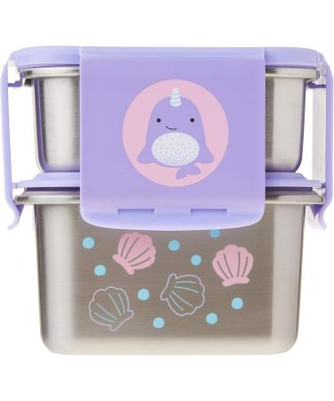 Skip Hop Zoo Stainless Steel Lunch Kit - Narwhal Design - Buy Online on GoSupps.com