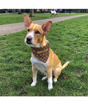 Dog Scarf with Custom Name | printplanet | Size M Logo Pattern | Stylish & Unique Dog Accessories - Buy Online on GoSupps.com