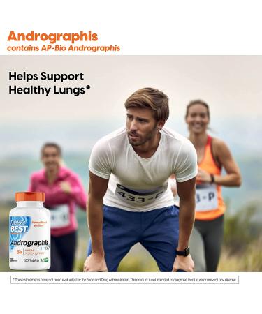 Doctor's Best Respiratory Care with Andrographis Leaf Extract - 120 Tablets for Enhanced Lung Health - Buy Online on GoSupps.com