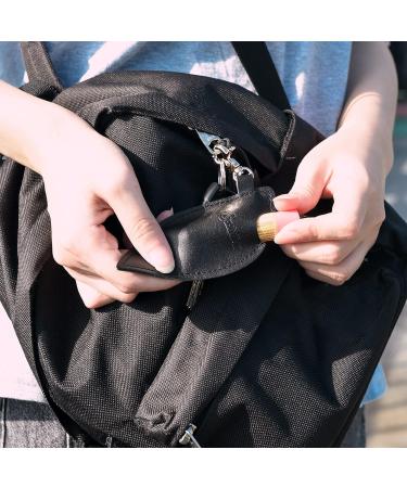 Beautyflier Clip-on Chapstick Sleeves Soft Leather Keychain Lipstick Holder Chapstick Pouch Lip Balm Holder Travel Accessories - Buy Online on GoSupps.com