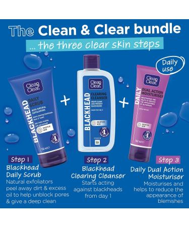 Clean & Clear Blackhead Clearing Oil-Free Cleanser 200ml CLNCLR02 200 ml (Pack of 1) - Buy Online on GoSupps.com